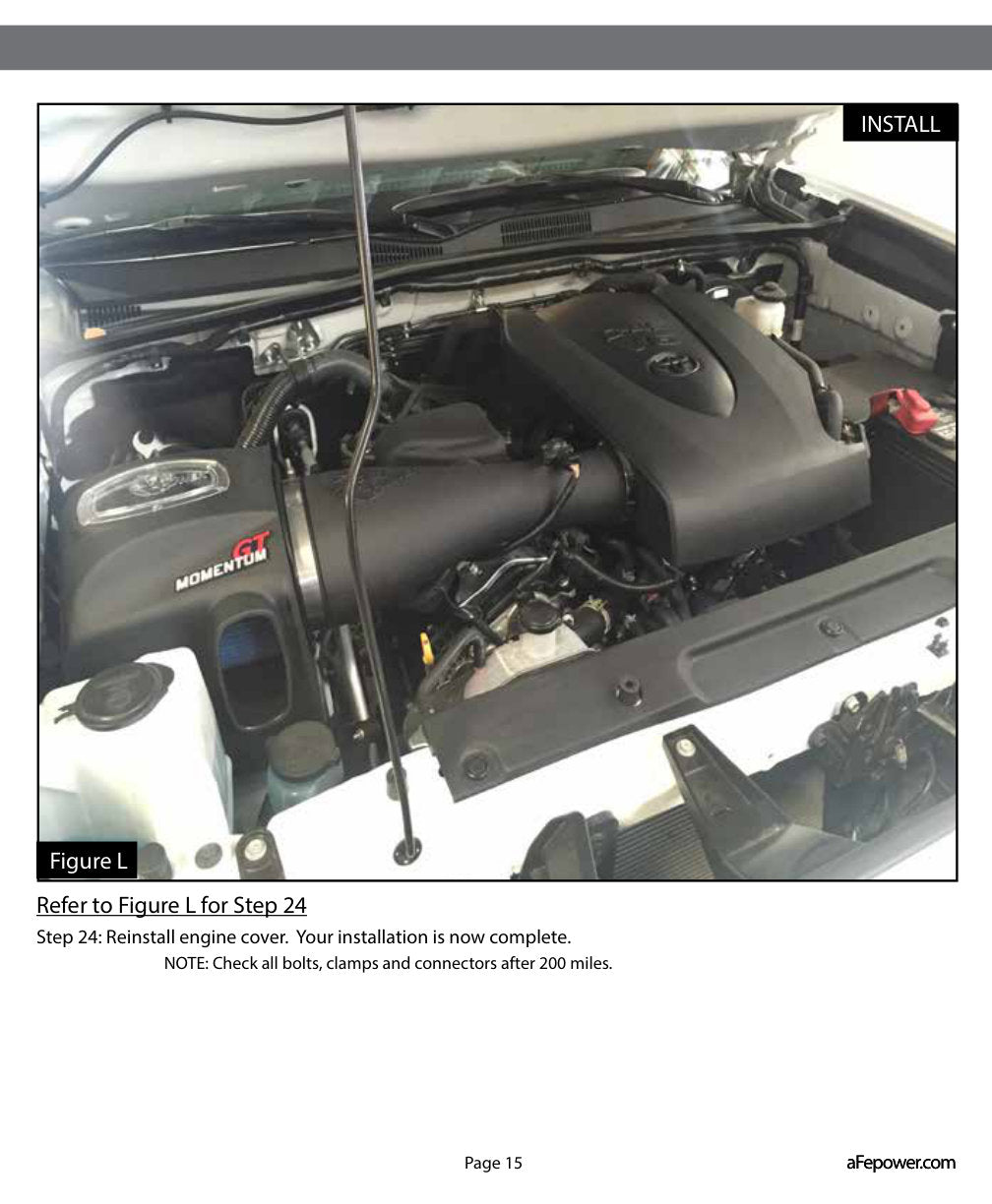 aFe Momentum GT Pro 5R Stage-2 Intake System | Toyota Tacoma V6 3.5L 2016 (54-76005)