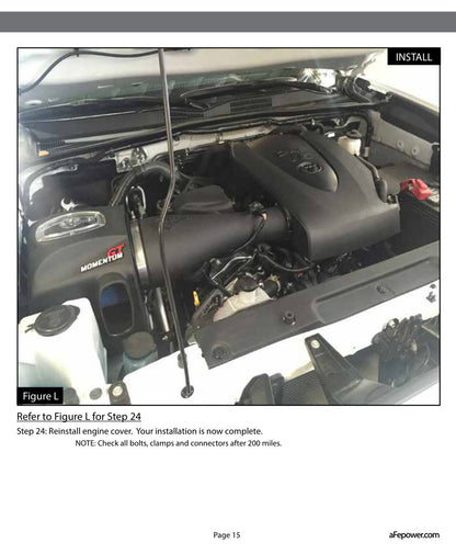 aFe Momentum GT Pro 5R Stage-2 Intake System | Toyota Tacoma V6 3.5L 2016 (54-76005)