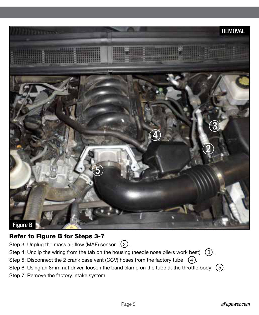aFe Momentum GT Cold Air Intake System w/ Pro 5R Media | Nissan Titan V8 5.6L (04-13) (54-76101)