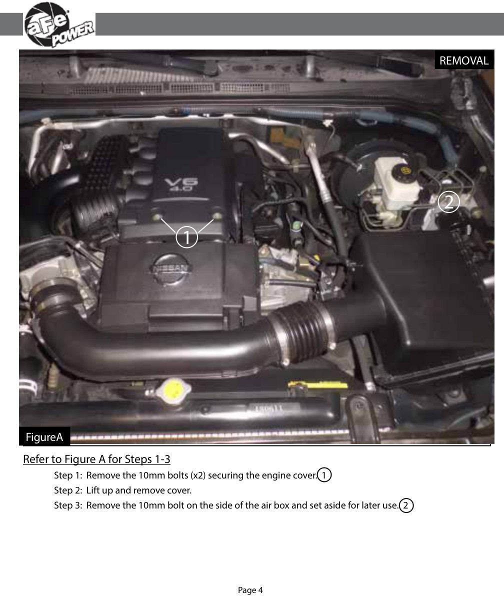 aFe Momentum GT Cold Air Intake System w/ Pro 5R Filter | Nissan Xterra (05-15) (54-76102)