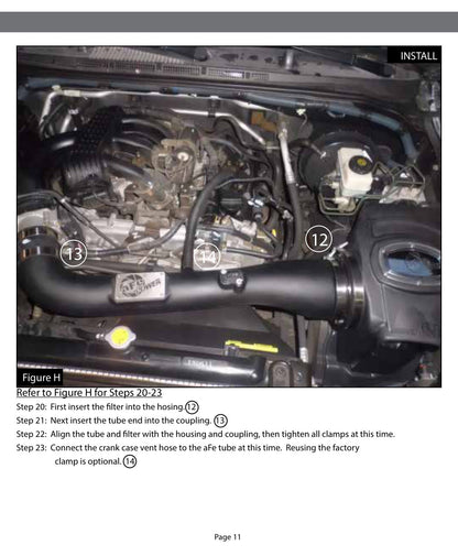 aFe Momentum GT Cold Air Intake System w/ Pro 5R Filter | Nissan Xterra (05-15) (54-76102)