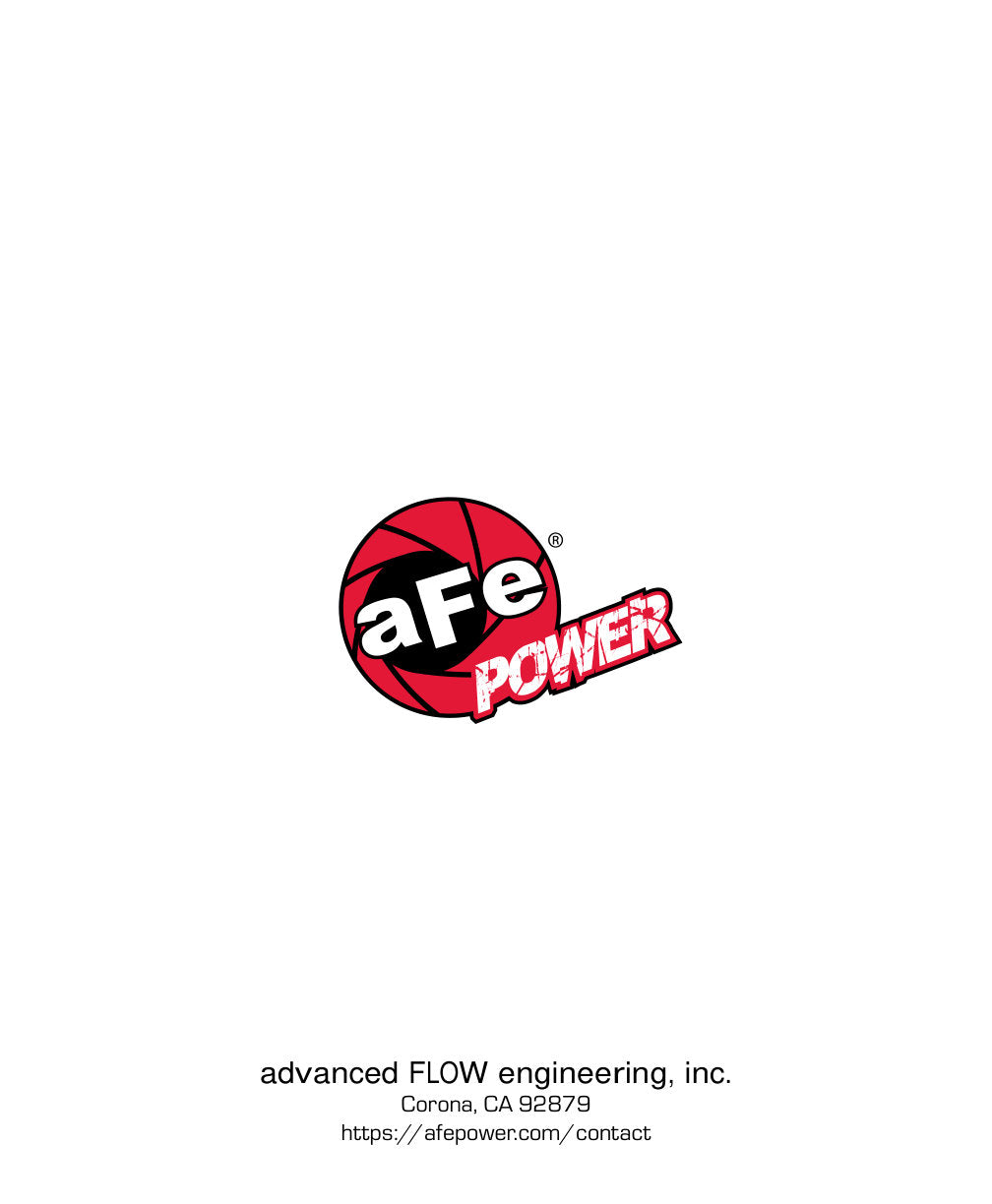 aFe Momentum GT Pro 5R Cold Air Intake System 17-20 Nissan Patrol L6 4.8L