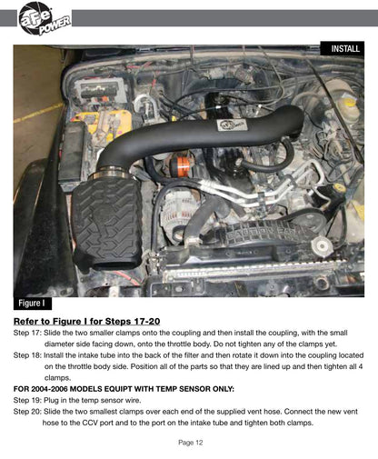 aFe Momentum GT Cold Air Intake System w/ Pro 5R Media | Jeep Wrangler (97-06) L6 4.0L (54-76202)