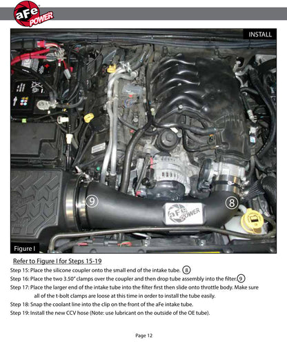 aFe Momentum GT Cold Air Intake | Jeep JK V6 3.6L (12-17) (54-76204)