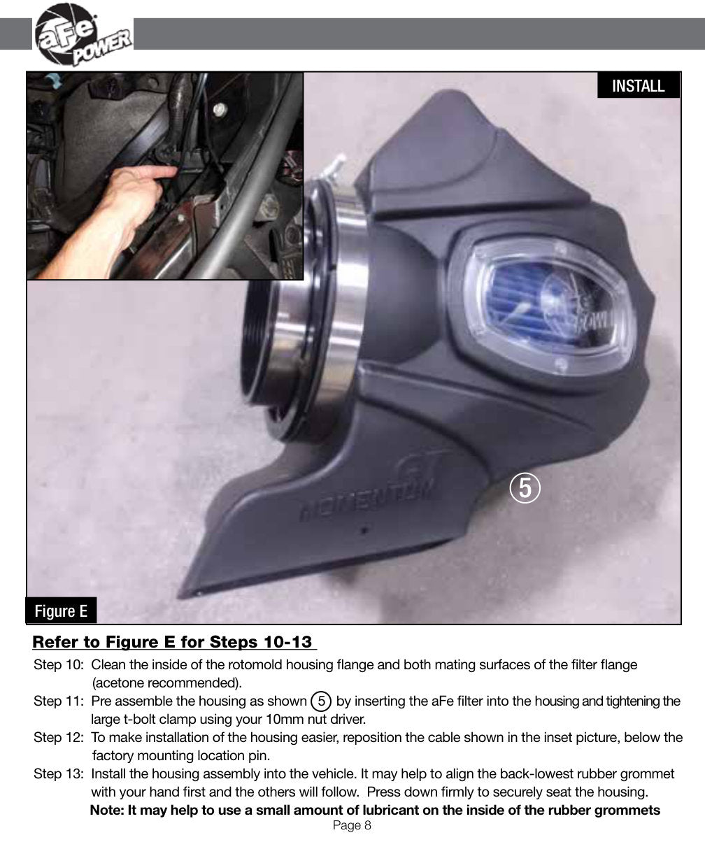 aFe Momentum GT Stage 2 PRO 5R Cold Air Intake | Vehicles (54-76207)