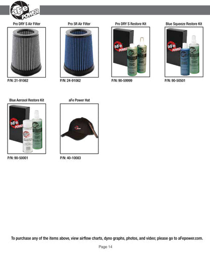 aFe Momentum GT Stage 2 PRO 5R Cold Air Intake | Vehicles (54-76207)