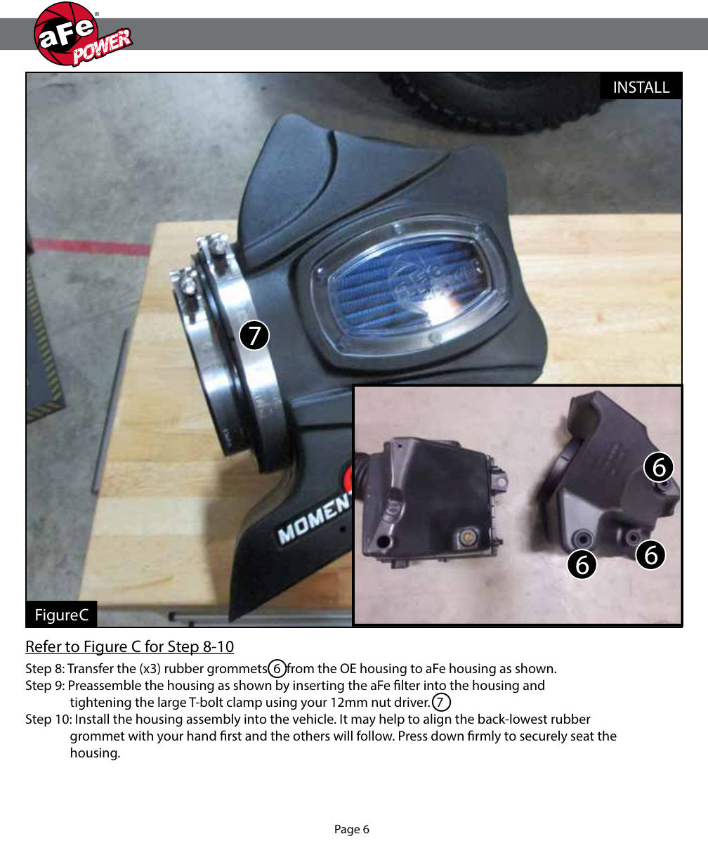 aFe Momentum GT Cold Air Intake w/ Pro 5R | Jeep Grand Cherokee V6-3.6L (16-17) (54-76214)