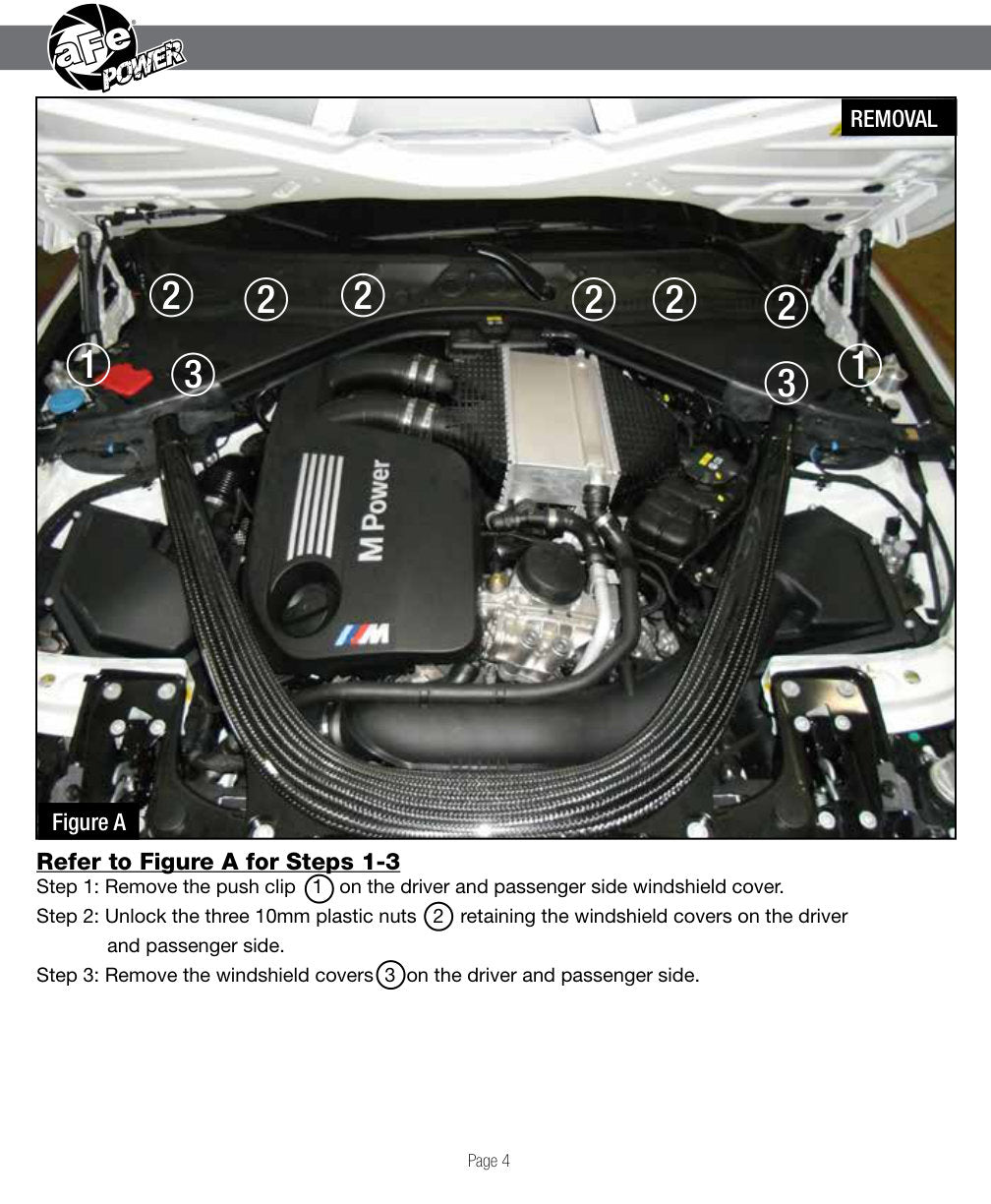 aFe Momentum GT Pro 5R Cold Air Intake System | BMW M3 / M4 (14-17) (54-76305-CF)