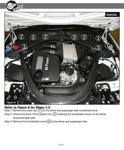 aFe Momentum GT Pro 5R Cold Air Intake System | BMW M3 / M4 (14-17) (54-76305-CF)