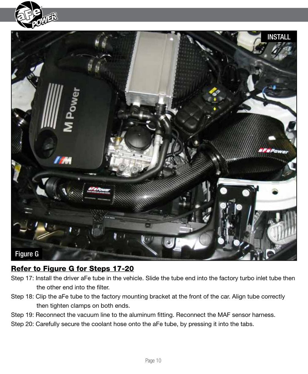 aFe Momentum GT Pro 5R Cold Air Intake System | BMW M3 / M4 (14-17) (54-76305-CF)