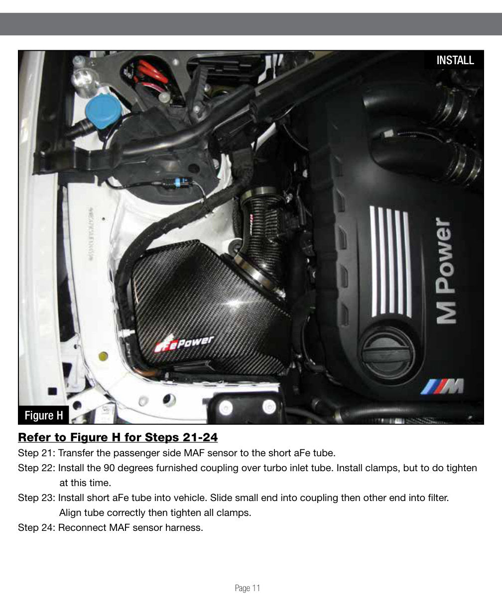 aFe Momentum GT Pro 5R Cold Air Intake System | BMW M3 / M4 (14-17) (54-76305-CF)