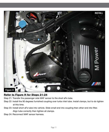aFe Momentum GT Pro 5R Cold Air Intake System | BMW M3 / M4 (14-17) (54-76305-CF)
