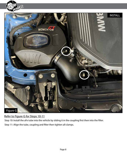 aFe Momentum GT Pro 5R CAI | BMW 340i/ix B58 (54-76309)