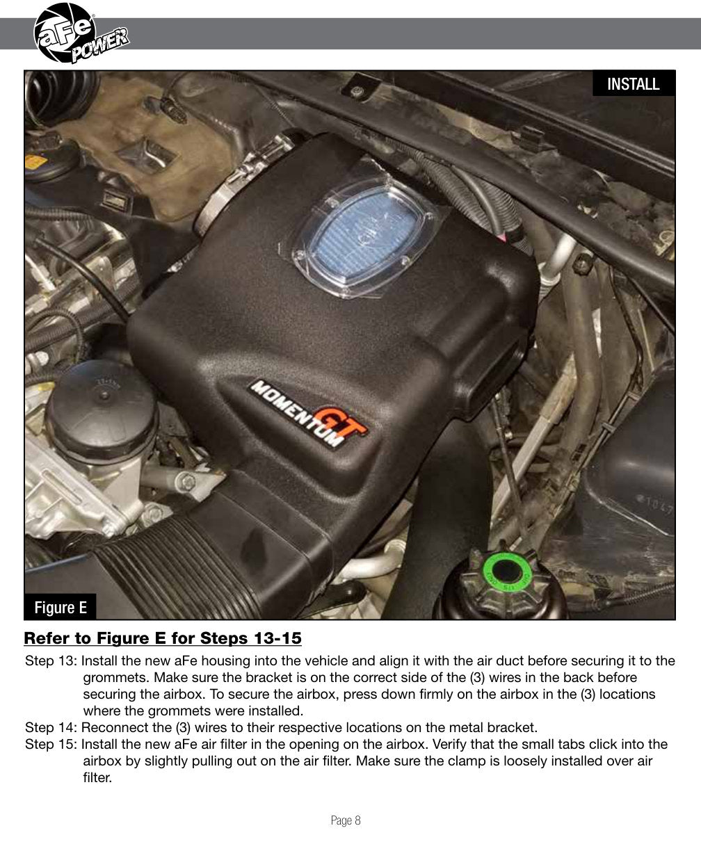 aFe Momentum GT Pro 5R Cold Air Intake | BMW 335i E90/E87 I6 3.0L N55 (11-13) (54-76313)