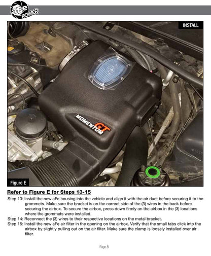 aFe Momentum GT Pro 5R Cold Air Intake | BMW 335i E90/E87 I6 3.0L N55 (11-13) (54-76313)