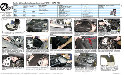 aFe Magnum FORCE Stage-2Si Cold Air Intake | Ford F-150 (04-08) V8-5.4L (54-80512)
