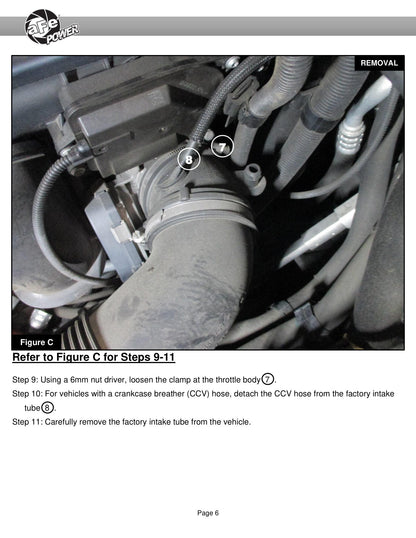aFe MagnumFORCE Stage-2Si CAI | BMW 3 Series E9x L6 3.0L Non-Turbo (06-12) (54-81012-B)