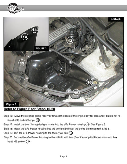 aFe MagnumFORCE Stage-2Si CAI | BMW 3 Series E9x L6 3.0L Non-Turbo (06-12) (54-81012-B)