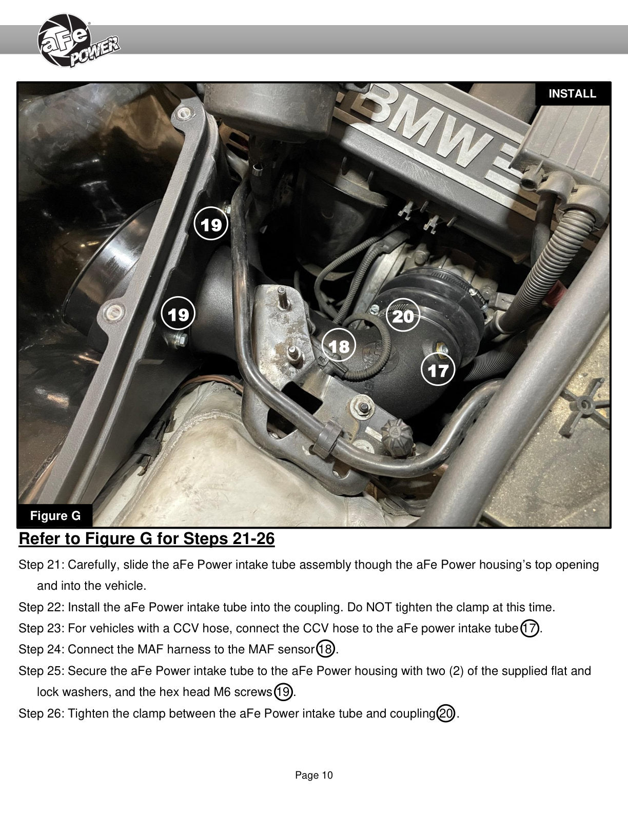 aFe MagnumFORCE Stage-2Si CAI | BMW 3 Series E9x L6 3.0L Non-Turbo (06-12) (54-81012-B)