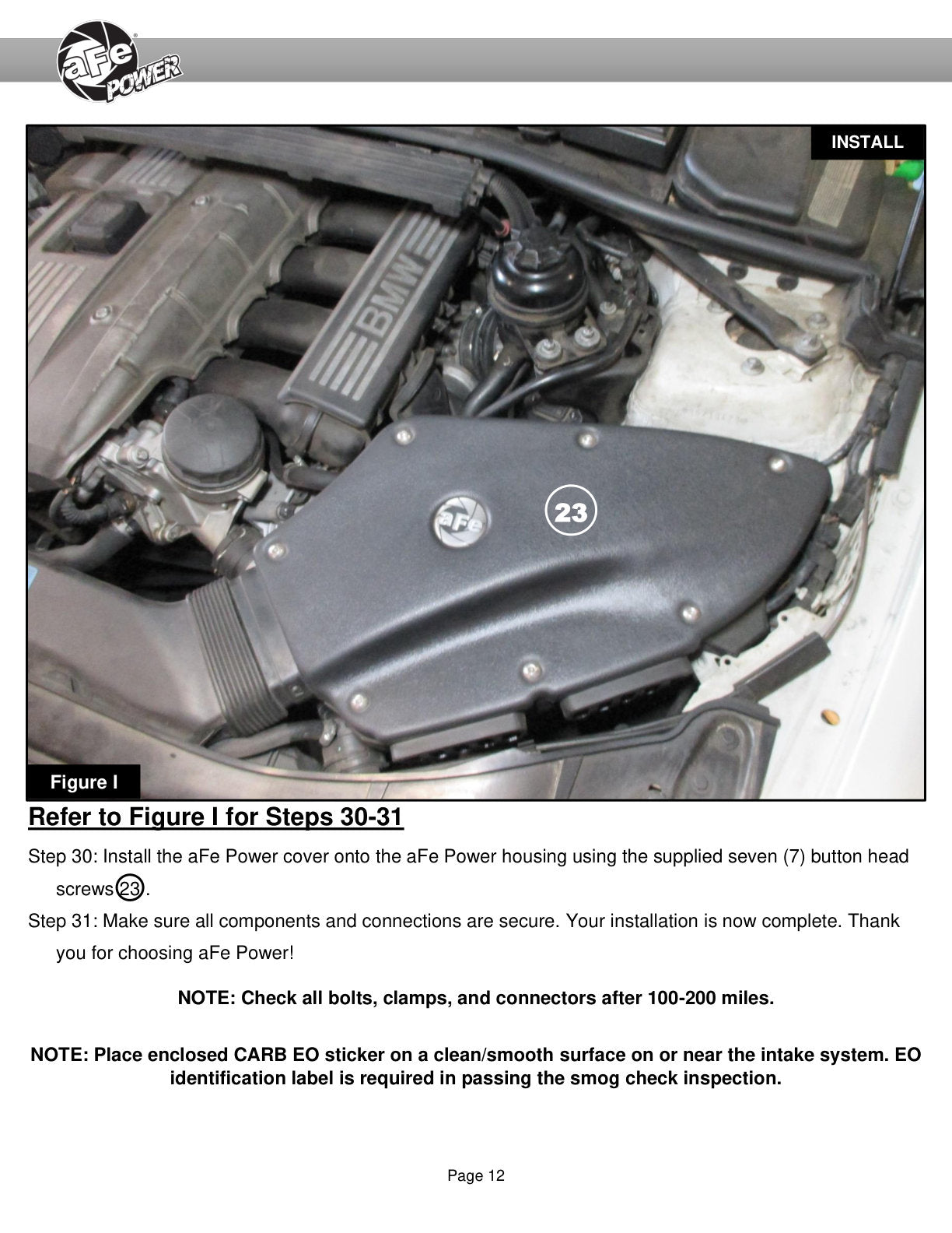 aFe MagnumFORCE Stage-2Si CAI | BMW 3 Series E9x L6 3.0L Non-Turbo (06-12) (54-81012-B)