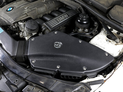 aFe Power MagnumForce Stage 2 Si Intake System Pro 5 R Black 06-12 BMW 3 Series E9x L6 3.0L Non-Turbo (54-81012-B)