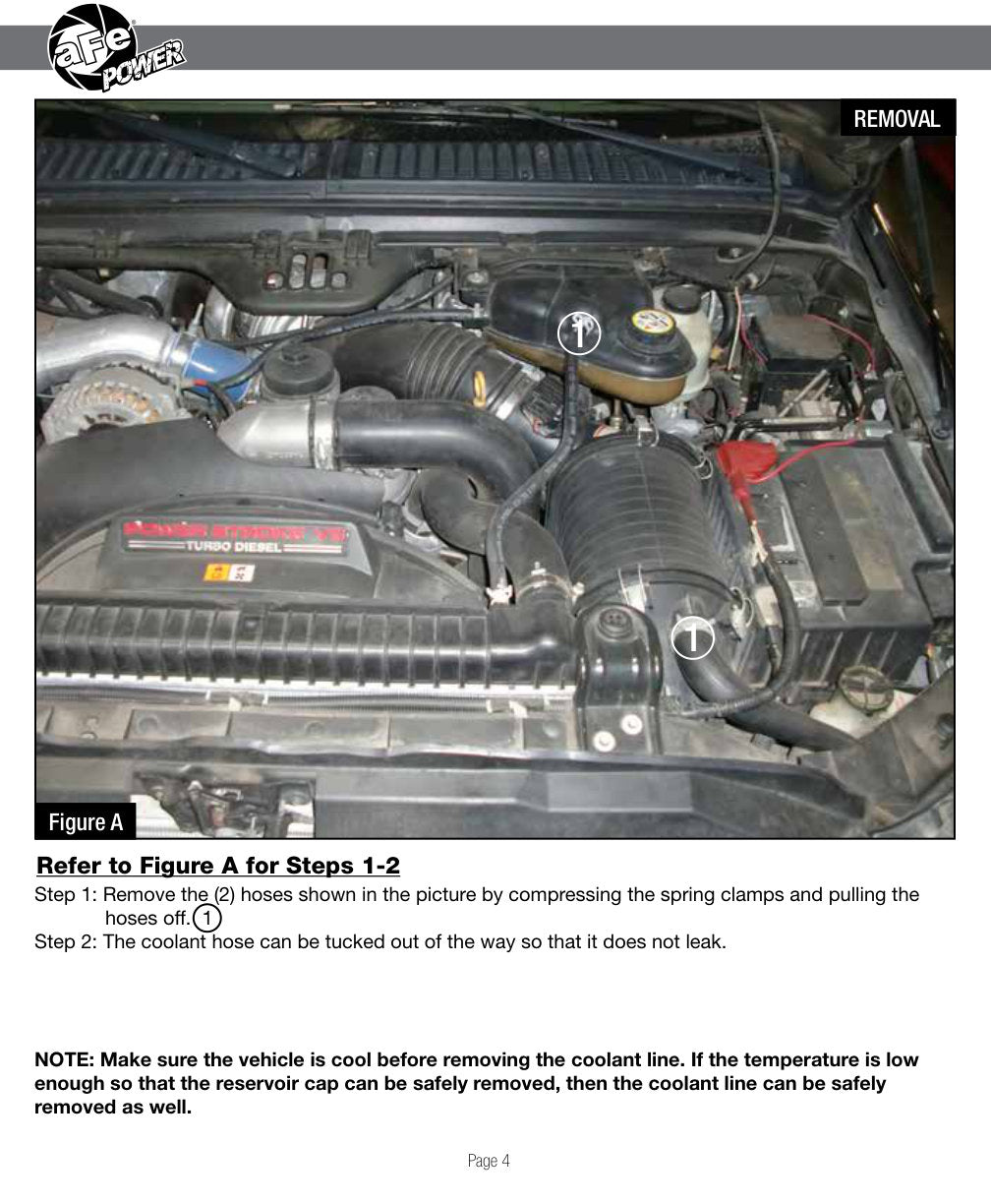 aFe Magnum FORCE Stage-2Si CAIS w/ Pro 5R Media | Ford Diesel Trucks V8-6.0L (03-07) (54-81022-1)
