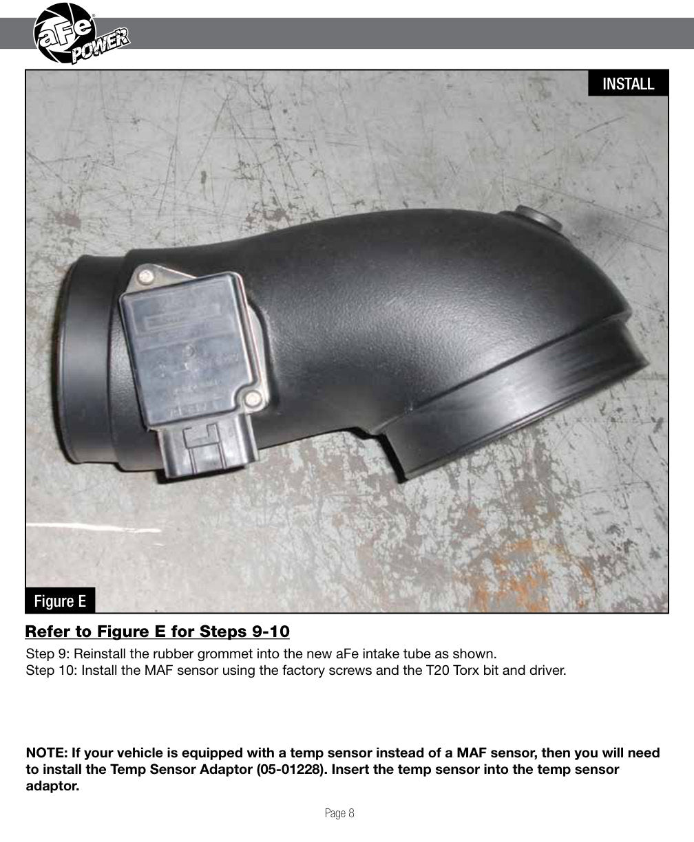 aFe Magnum FORCE Stage-2Si CAIS w/ Pro 5R Media | Ford Diesel Trucks V8-6.0L (03-07) (54-81022-1)