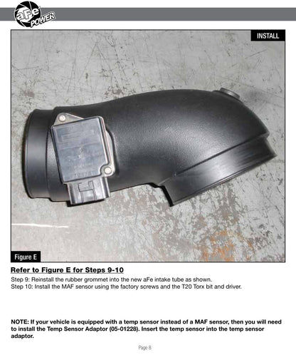 aFe Magnum FORCE Stage-2Si CAIS w/ Pro 5R Media | Ford Diesel Trucks V8-6.0L (03-07) (54-81022-1)
