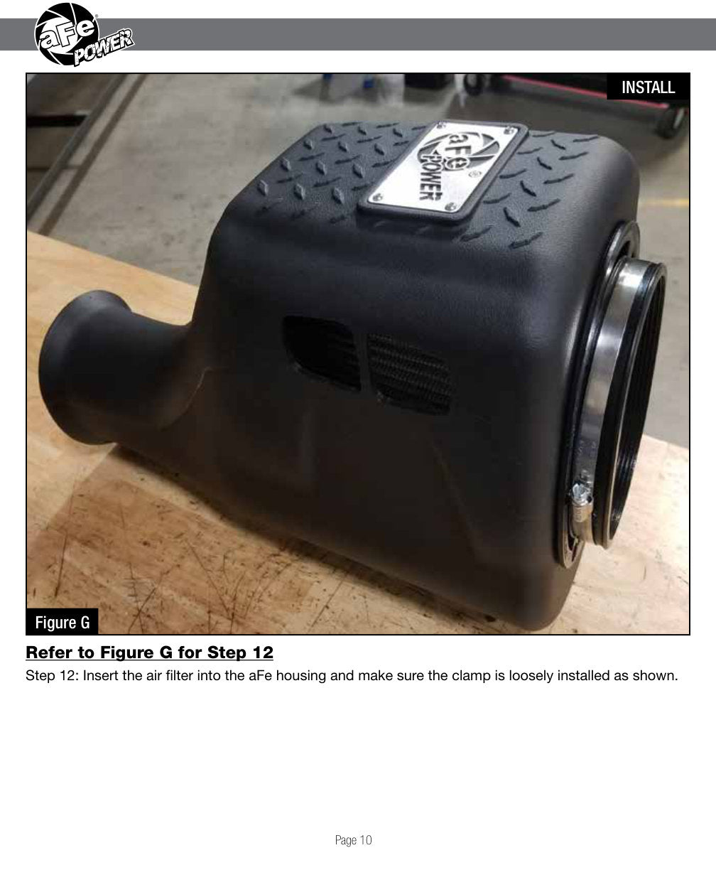 aFe Magnum FORCE Stage-2Si CAIS w/ Pro 5R Media | Ford Diesel Trucks V8-6.0L (03-07) (54-81022-1)
