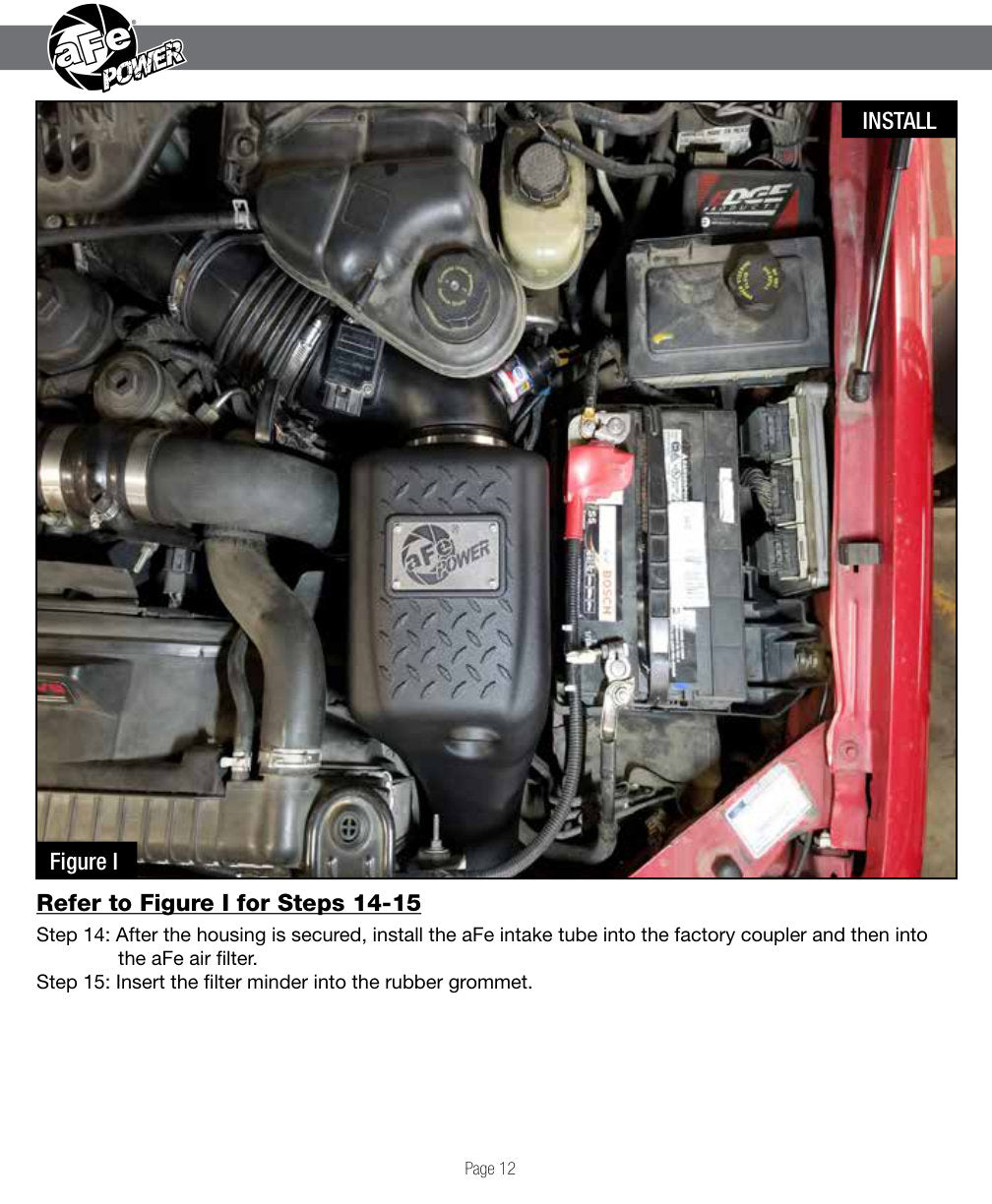 aFe Magnum FORCE Stage-2Si CAIS w/ Pro 5R Media | Ford Diesel Trucks V8-6.0L (03-07) (54-81022-1)