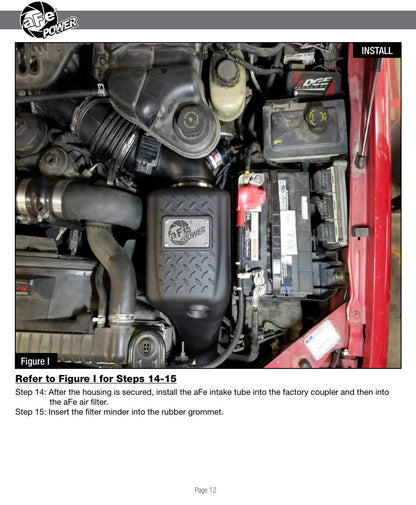 aFe Magnum FORCE Stage-2Si CAIS w/ Pro 5R Media | Ford Diesel Trucks V8-6.0L (03-07) (54-81022-1)