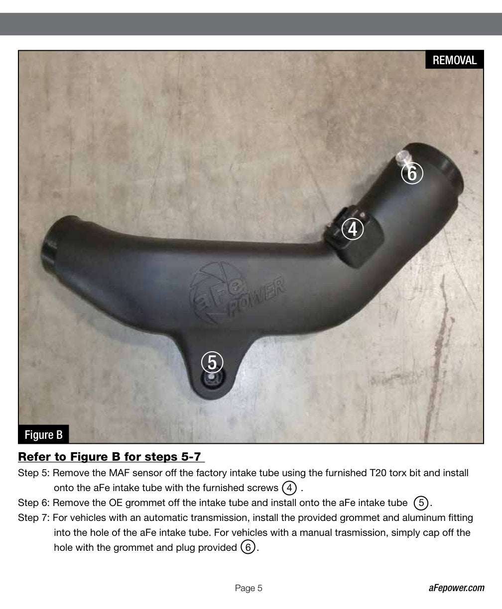 aFe Momentum Stage-2 Si Pro 5R Intake | BMW 335i/435i L6 3.0L (12-15) (54-82202)