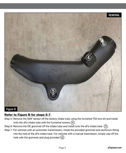 aFe Momentum Stage-2 Si Pro 5R Intake | BMW 335i/435i L6 3.0L (12-15) (54-82202)