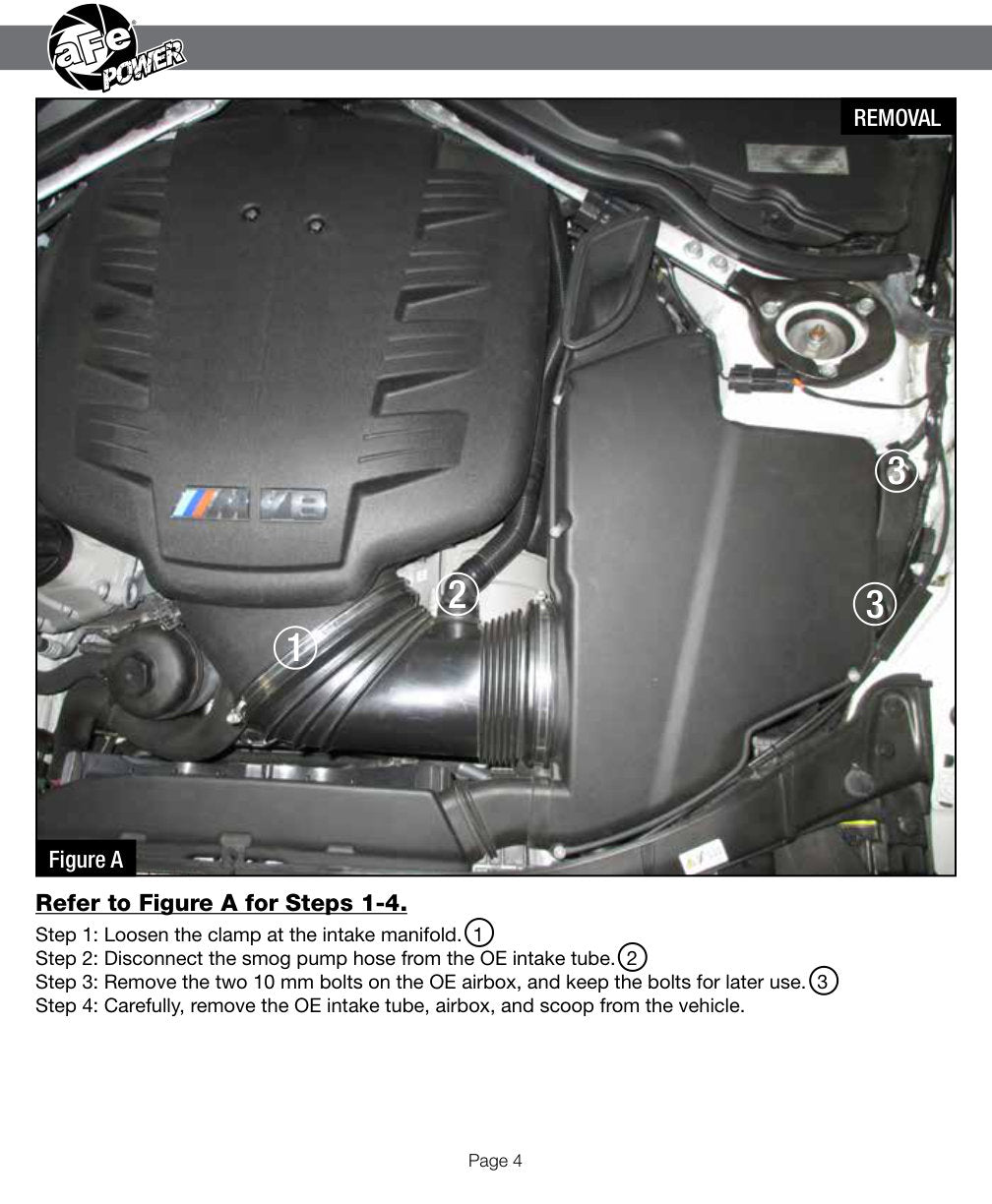 aFe Magnum FORCE Stage-2Si Carbon Fiber Cold Air Intake | BMW M3 E90/92/93 (08-13) (54-82952-C)