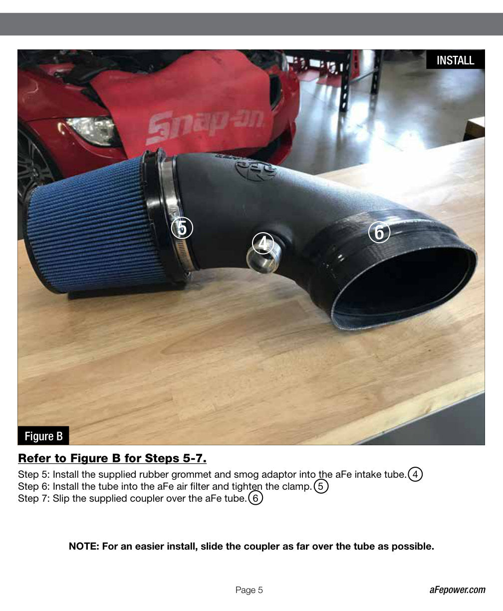 aFe Magnum FORCE Stage-2Si Carbon Fiber Cold Air Intake | BMW M3 E90/92/93 (08-13) (54-82952-C)