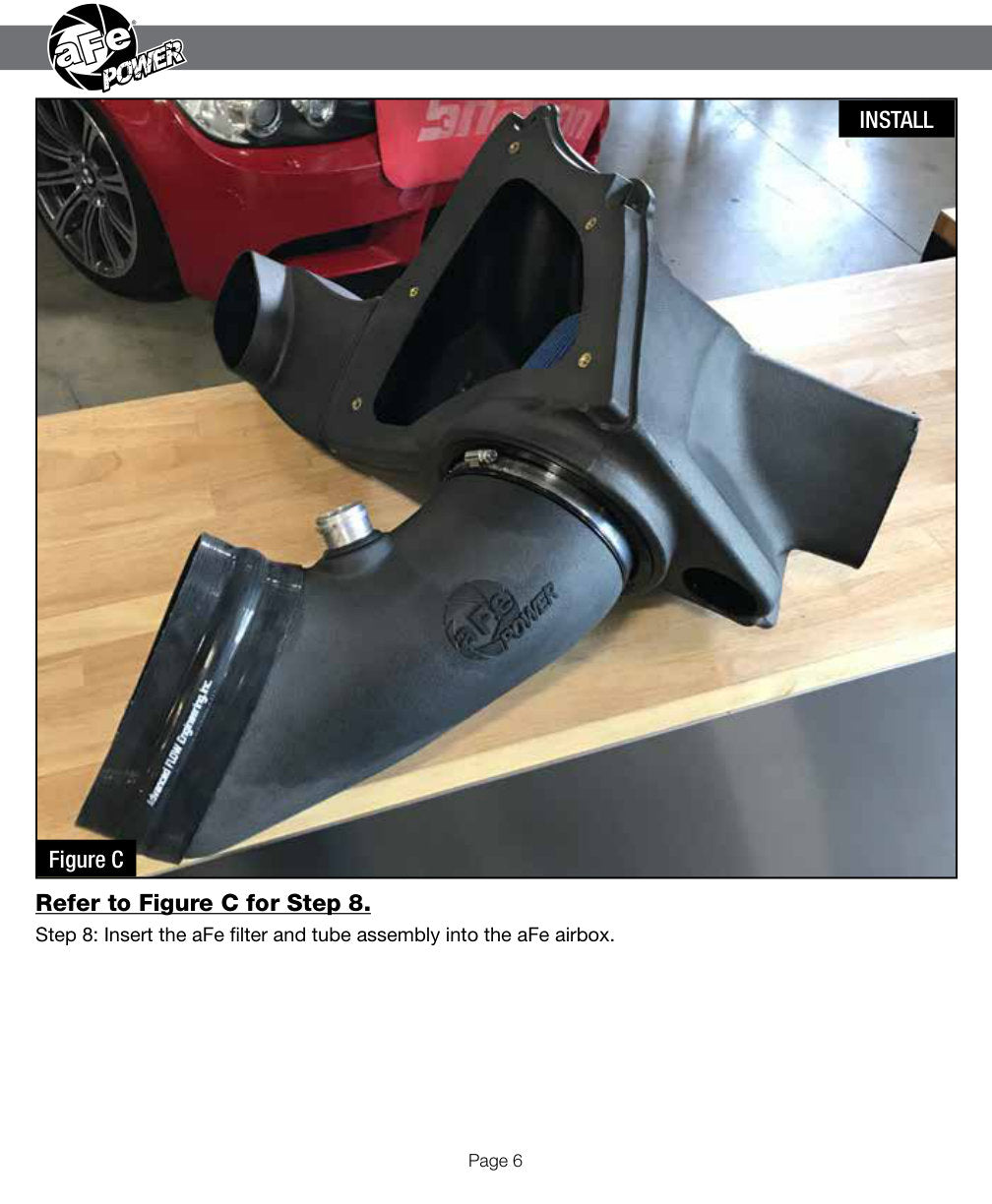 aFe Magnum FORCE Stage-2Si Carbon Fiber Cold Air Intake | BMW M3 E90/92/93 (08-13) (54-82952-C)