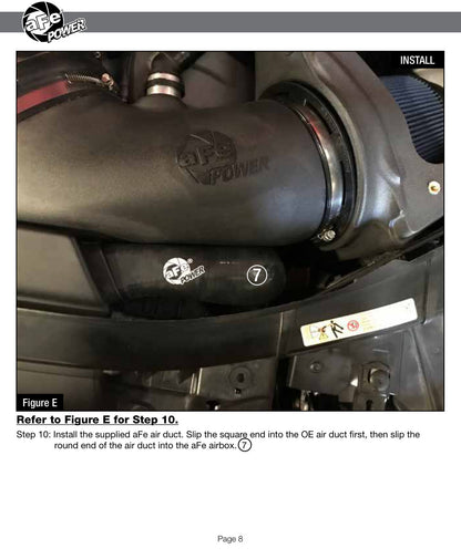 aFe Magnum FORCE Stage-2Si Carbon Fiber Cold Air Intake | BMW M3 E90/92/93 (08-13) (54-82952-C)