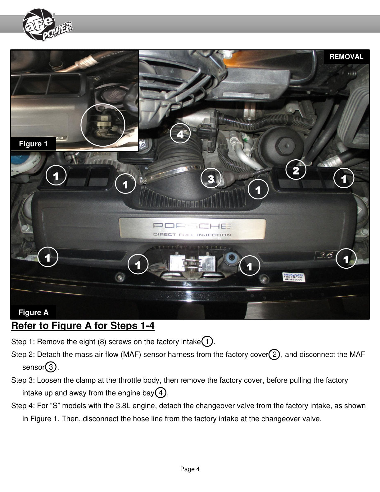 aFe Magnum Force Stage-2Si Cold Air Intake w/ Pro 5R Media | Porsche 911 Carrera 997 (09-12) (54-83038R)