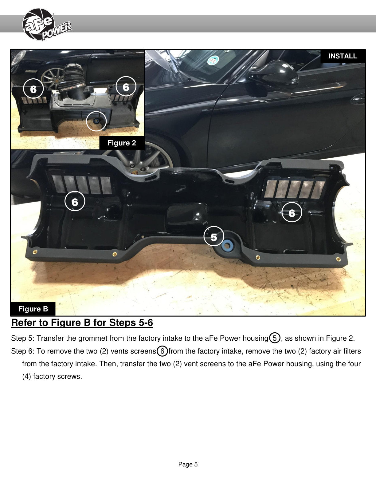 aFe Magnum Force Stage-2Si Cold Air Intake w/ Pro 5R Media | Porsche 911 Carrera 997 (09-12) (54-83038R)