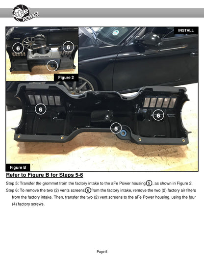 aFe Magnum Force Stage-2Si Cold Air Intake w/ Pro 5R Media | Porsche 911 Carrera 997 (09-12) (54-83038R)