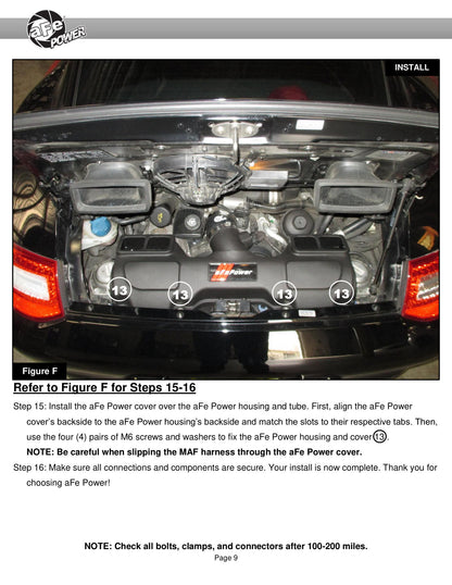 aFe Magnum Force Stage-2Si Cold Air Intake w/ Pro 5R Media | Porsche 911 Carrera 997 (09-12) (54-83038R)