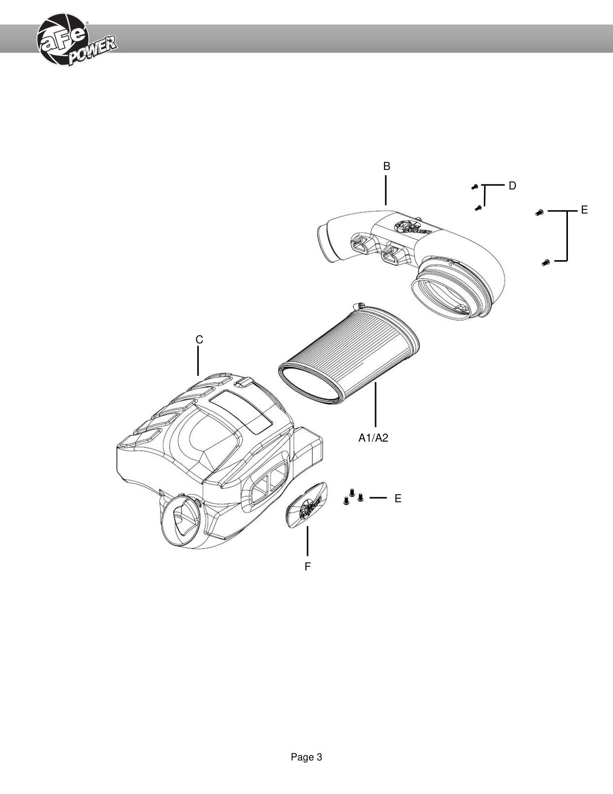 aFe Magnum Force Stage-2Si Cold Air Intake | BMW X5/X6 3.0L (14-19) (54-83043D)