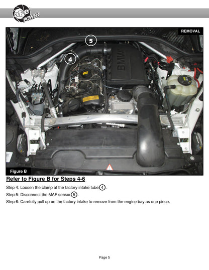 aFe Magnum Force Stage-2Si Cold Air Intake | BMW X5/X6 3.0L (14-19) (54-83043D)