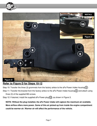 aFe Magnum Force Stage-2Si Cold Air Intake | BMW X5/X6 3.0L (14-19) (54-83043D)