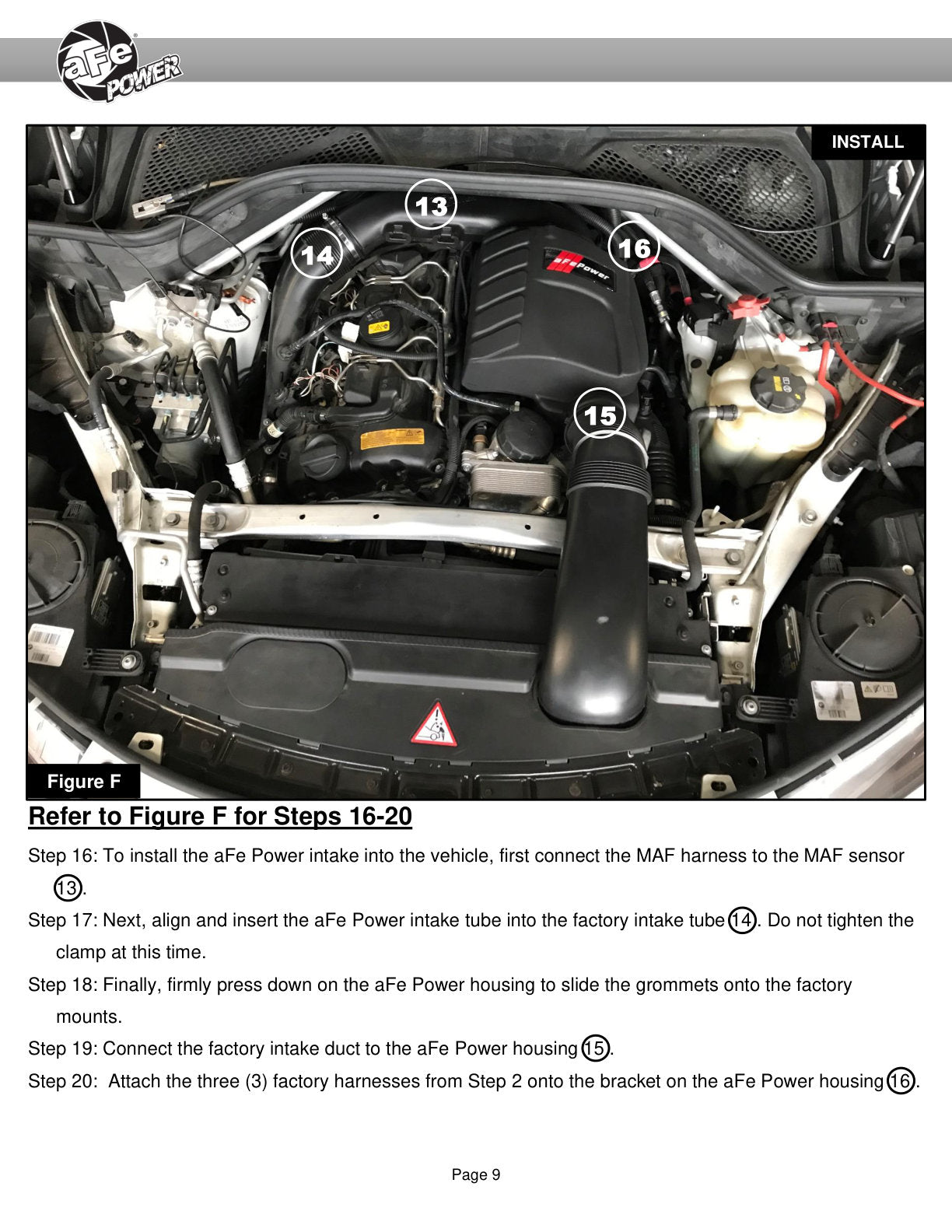 aFe Magnum Force Stage-2Si Cold Air Intake | BMW X5/X6 3.0L (14-19) (54-83043D)