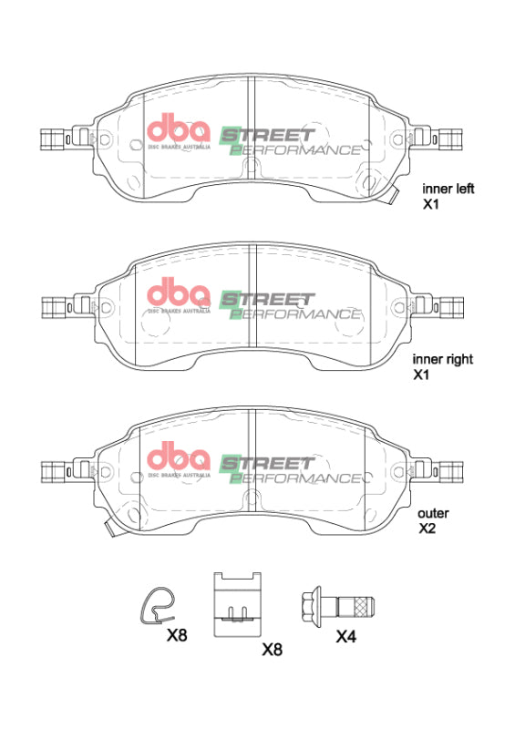 DBA SP Performance Rear Brake Pads | Ford Ranger Raptor 3.0TT (22+) (DB2388SP)