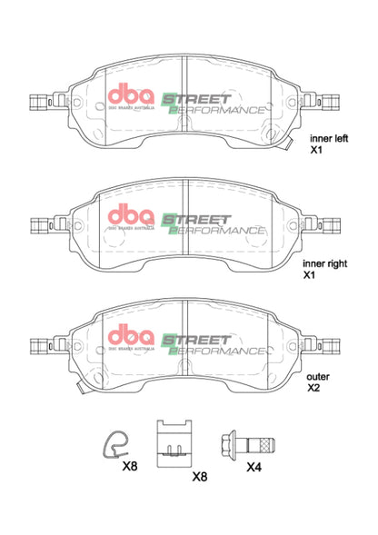 DBA SP Performance Rear Brake Pads | Ford Ranger Raptor 3.0TT (22+) (DB2388SP)