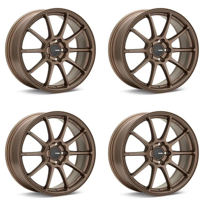 (set of 4) Enkei Triumph Matte Bronze | 17x8" +45mm | 5x100mm Wheels