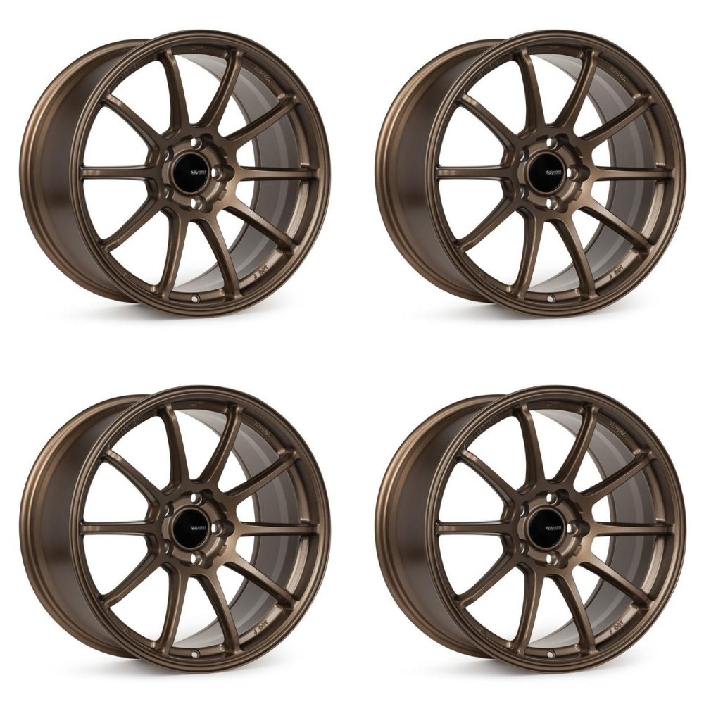 (set of 4) Enkei Triumph Matte Bronze | 18x8" +45mm | 5x112mm Wheel