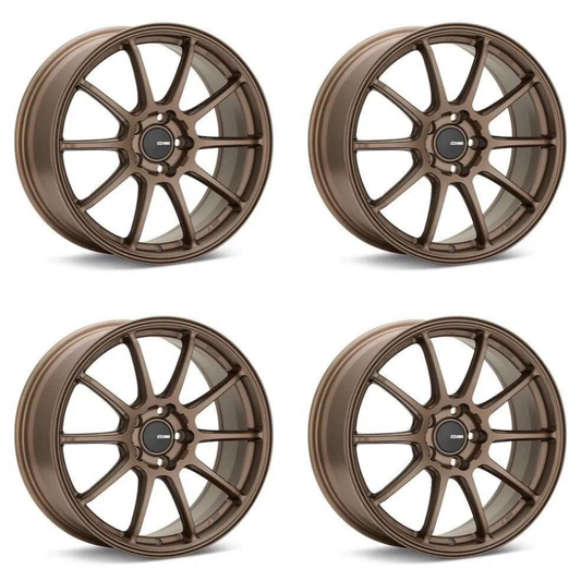 (set of 4) Enkei Triumph Matte Bronze | 18x8.5" +45mm | 5x100mm Wheels
